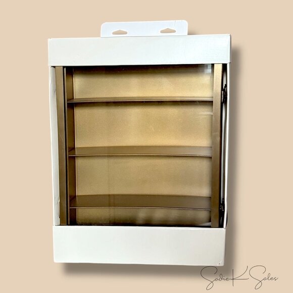 Large Metal Display Shadow Box Brass Finish - Hearth & Hand Magnolia - Target - Picture 4 of 6